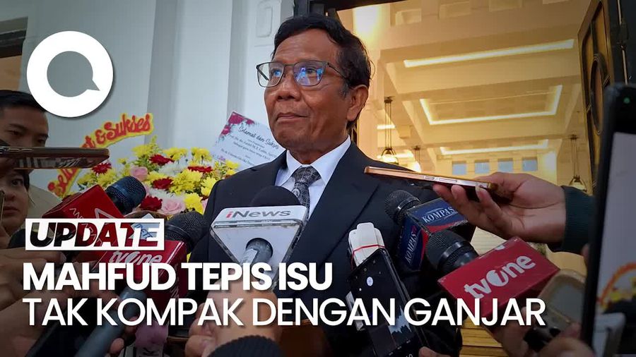 Mahfud Buka Suara soal 4 Hari Tak Komunikasi dengan Ganjar