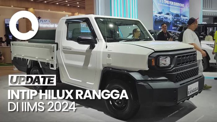 Hilux Rangga Single Cabin, Si Minimalis di IIMS 2024