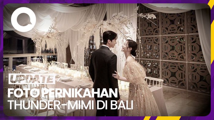 Thunder dan Mimi Bagikan Foto Pernikahan yang Diambil di Bali