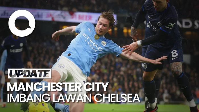 Wajah Murung Man City Seusai Berbagi Angka dengan Chelsea