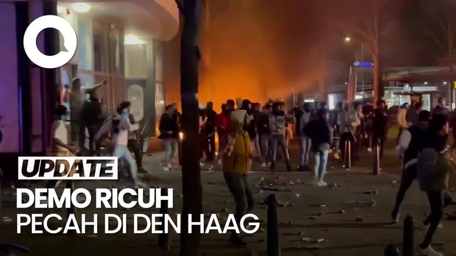 Den Haag Belanda Membara, Mobil Polisi-Bus Dibakar Pedemo Eritrea