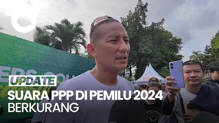 Sandiaga Uno Soroti Berkurangnya Suara PPP di Pemilu 2024