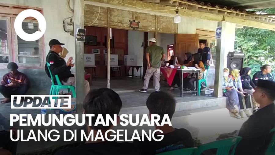 Suasana Pemungutan Ulang di Candimulyo Magelang