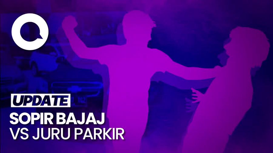 Gegara Saling Ejek, Sopir Bajaj Adu Jotos dengan Juru Parkir di Jakpus