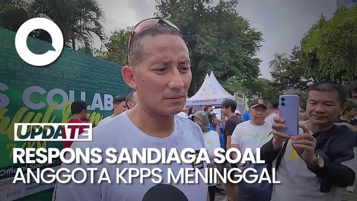 Sandiaga Bersyukur Petugas KPPS yang Meninggal Tak Sebanyak 2019