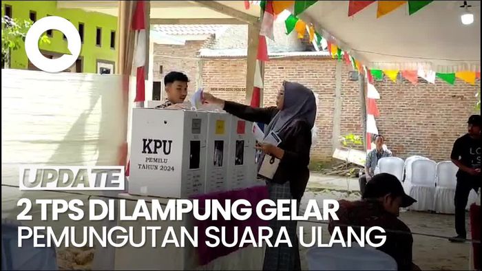 Suasana Pemungutan Ulang di Way Kandis-Kedaton Lampung