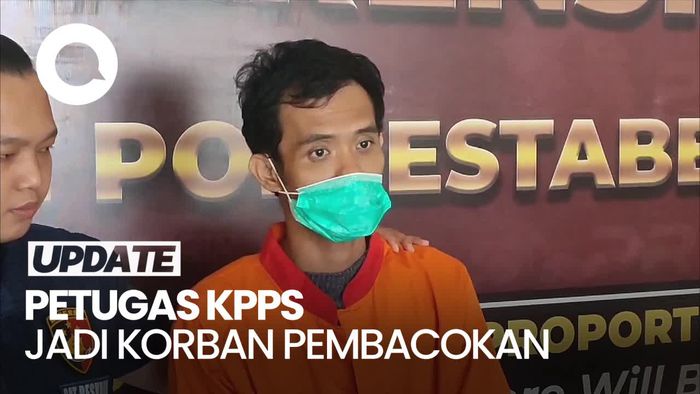 Petugas Linmas Bacok Ketua KPPS di Palembang, Motifnya Tersinggung Ditatap