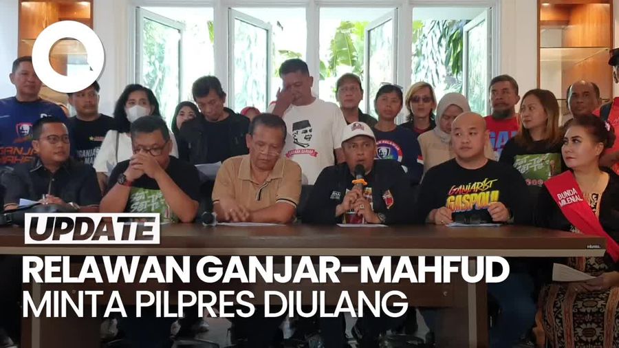 Perkumpulan Relawan Ganjar-Mahfud Minta Pilpres 2024 Diulang