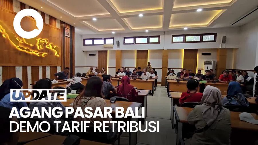 Pedagang Pasar Semarapura Bali Demo Tolak Tarif Retribusi Naik 200%