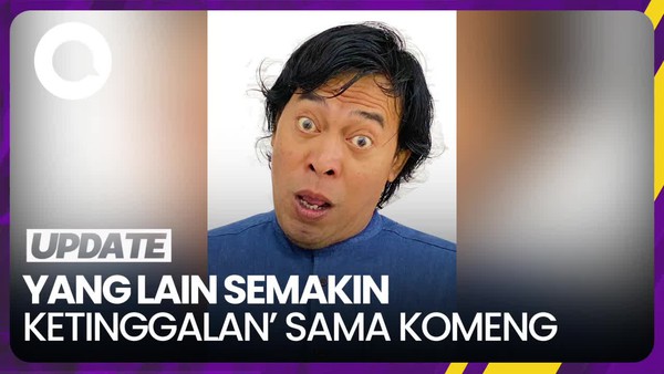 Yang Lain Semakin Ketinggalan, Perolehan Suara Komeng Hampir 2 Juta