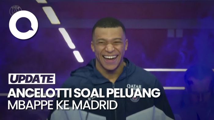 Ancelotti Tak Peduli Gembar-gembor Kabar Mbappe ke Madrid