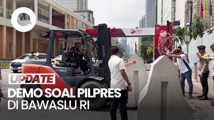 1.978 Polisi Diterjunkan Amankan Demo di Bawaslu RI