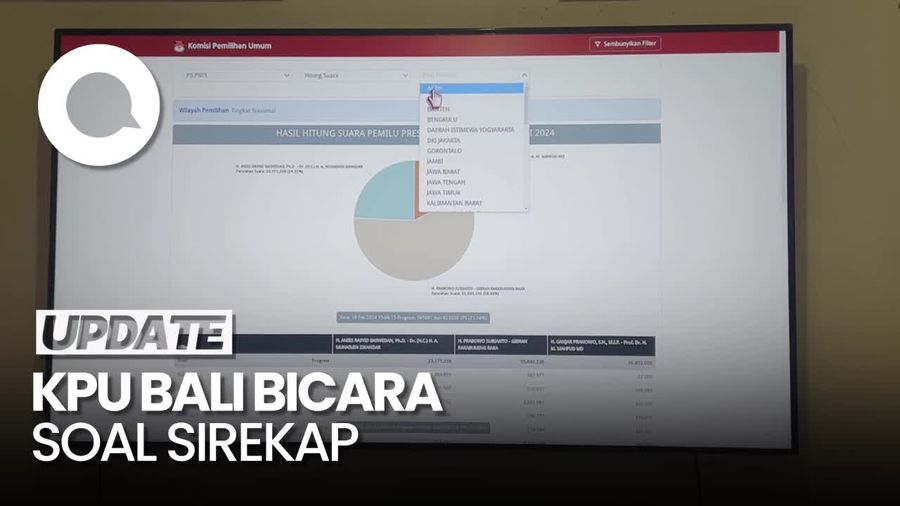 Koster Minta Setop Aplikasi Sirekap, KPU Bali Buka Suara