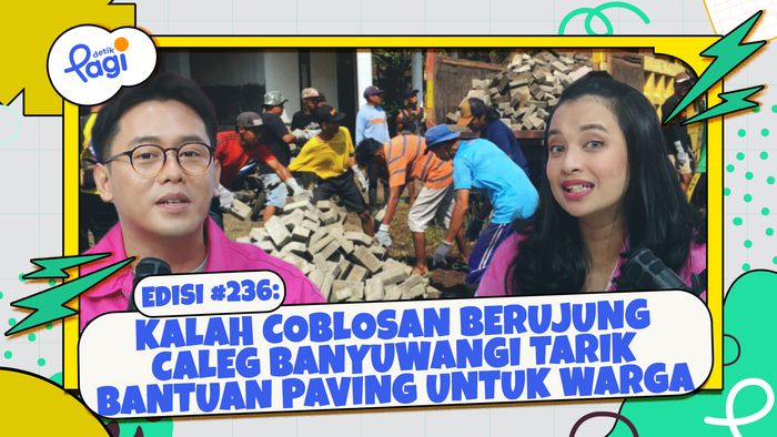 Kalah Coblosan Berujung Caleg Banyuwangi Tarik Bantuan Paving Untuk Warga