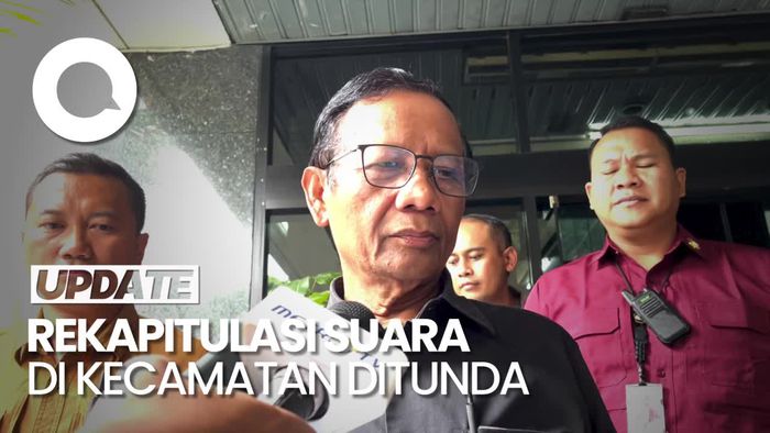 Mahfud soal Kabar Rekapitulasi Kecamatan Ditunda: Ikuti Saja