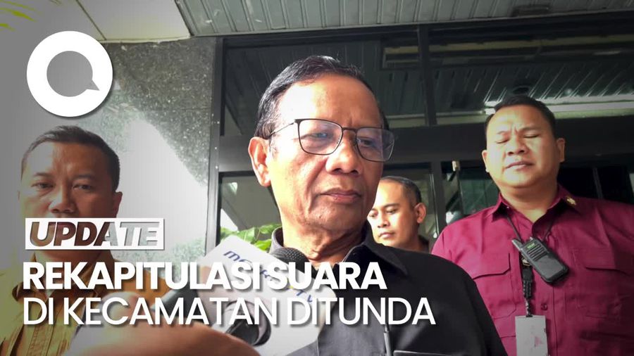 Mahfud soal Kabar Rekapitulasi Kecamatan Ditunda: Ikuti Saja