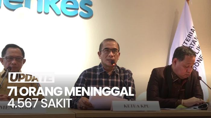 KPU: 71 Petugas Pemilu 2024 Meninggal Dunia