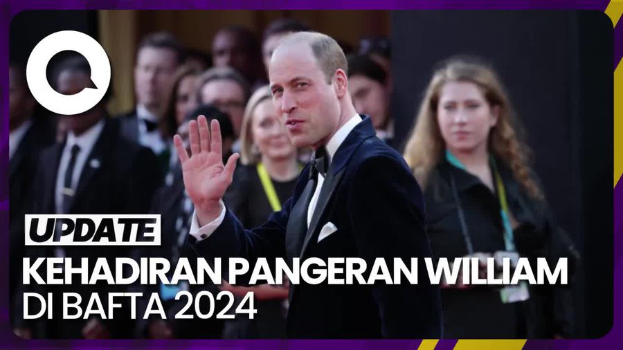 Gaya Pangeran William Melenggang di Red Carpet BAFTA 2024