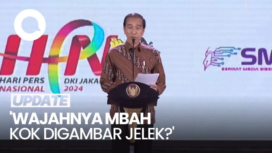 Jokowi Tak Masalah Dikritik Lewat Gambar, Tapi Ngaku Dikomplain Cucu