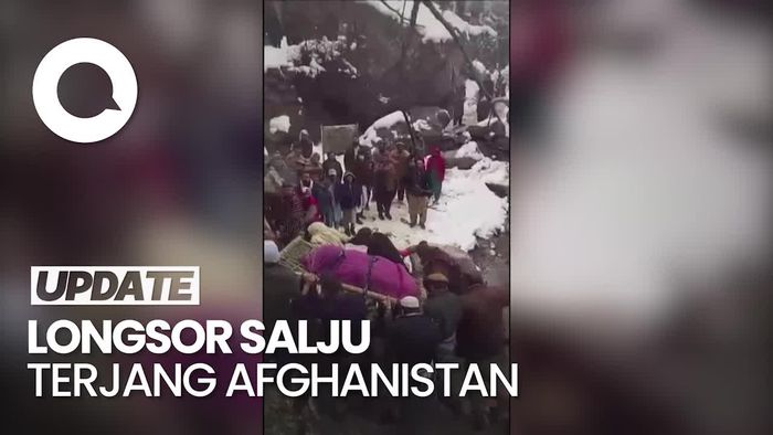 Ngeri! Penampakan Longsor Salju Tewaskan 25 Orang di Afghanistan