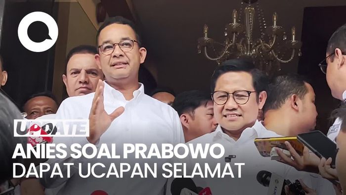 Anies soal Prabowo Dapat Ucapan Selamat: Semuanya Harus Tunggu