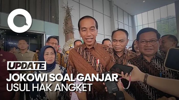 Ganjar Usul Hak Angket soal Pilpres, Jokowi: Itu Hak Demokrasi