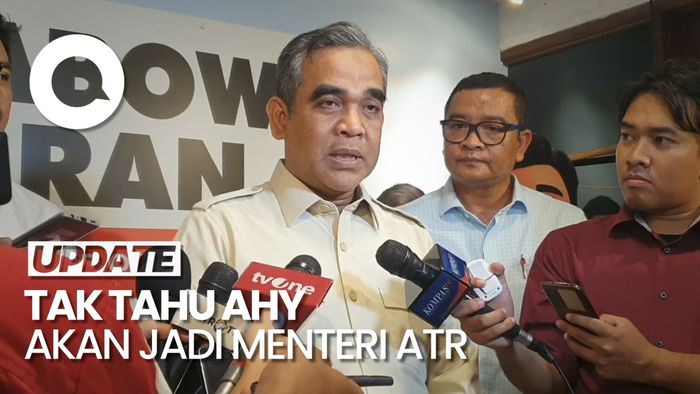 Gerindra soal Isu AHY Jadi Menteri ATR: Mengagetkan, Kami Belum Pernah Tahu