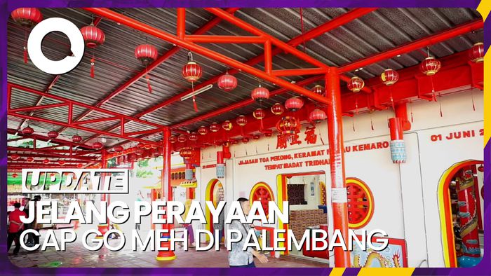 Melihat Persiapan Jelang Perayaan Cap Go Meh di Palembang