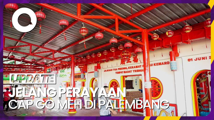Melihat Persiapan Jelang Perayaan Cap Go Meh di Palembang