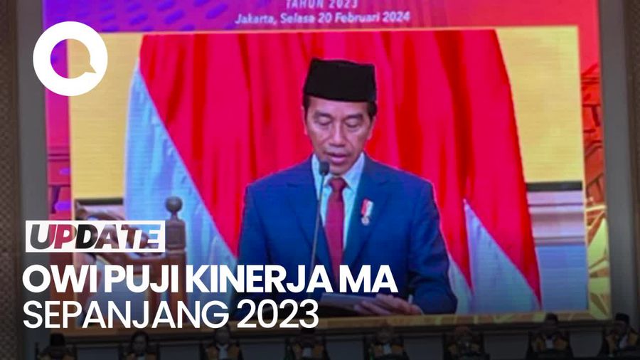 Jokowi Puji MA Memutus 99,47% Perkara di 2023, Soroti Kualitas Putusan