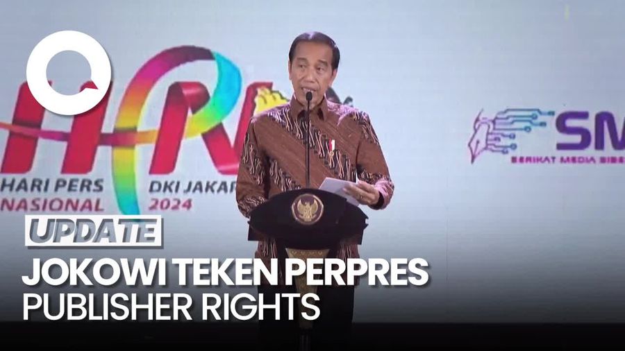 Jokowi Teken Perpres Publisher Rights: Kita Ingin Jurnalisme Berkualitas