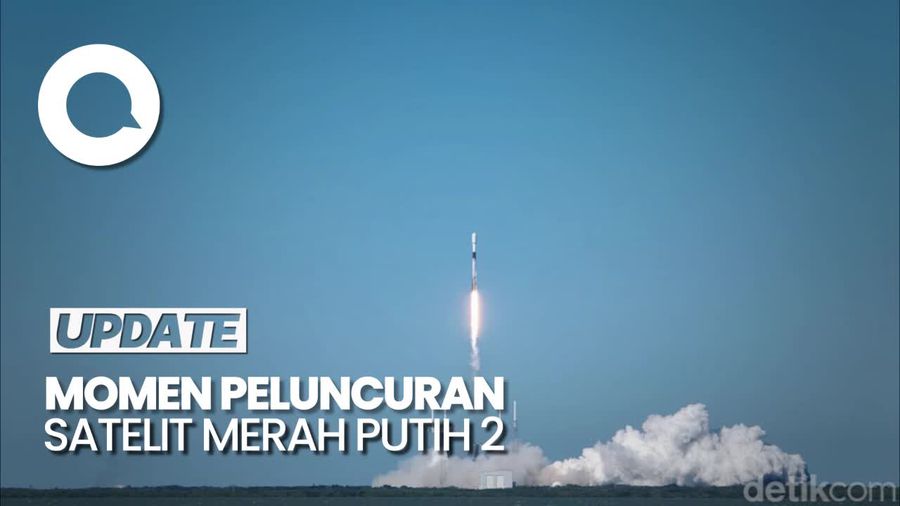 Detik-detik Peluncuran Satelit Merah Putih 2, Pakai Roket dari SpaceX