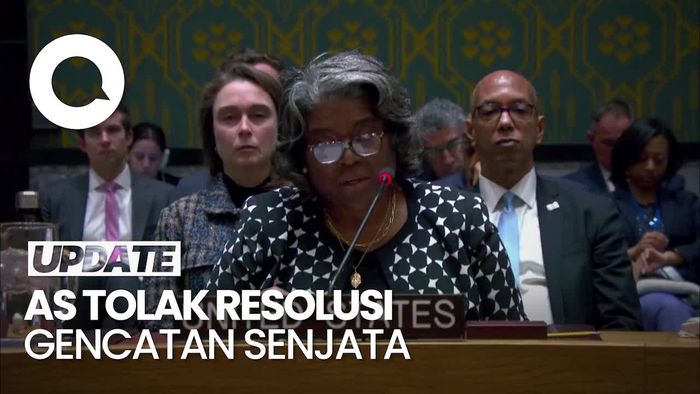 Lagi! AS Veto Resolusi DK PBB soal Gencatan Senjata di Gaza