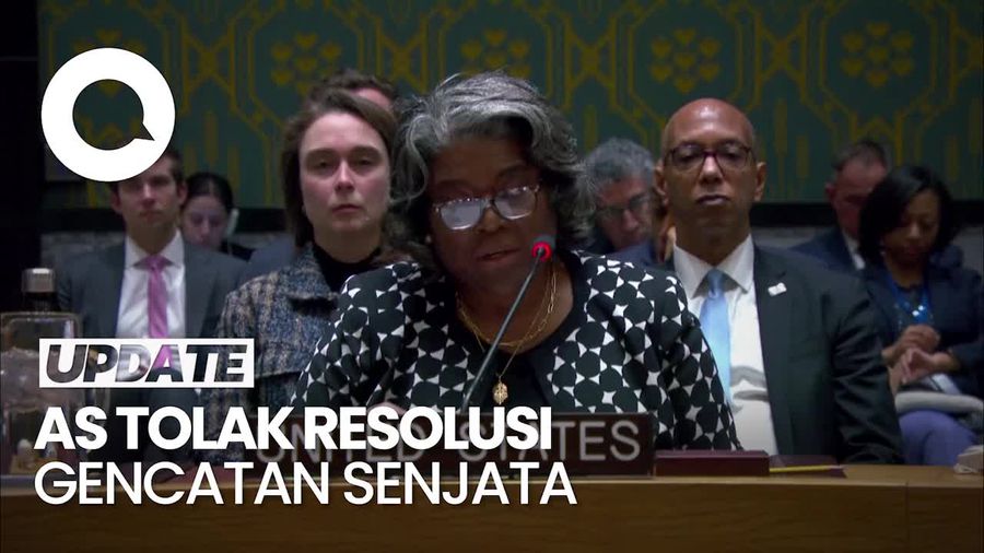 Lagi! AS Veto Resolusi DK PBB soal Gencatan Senjata di Gaza