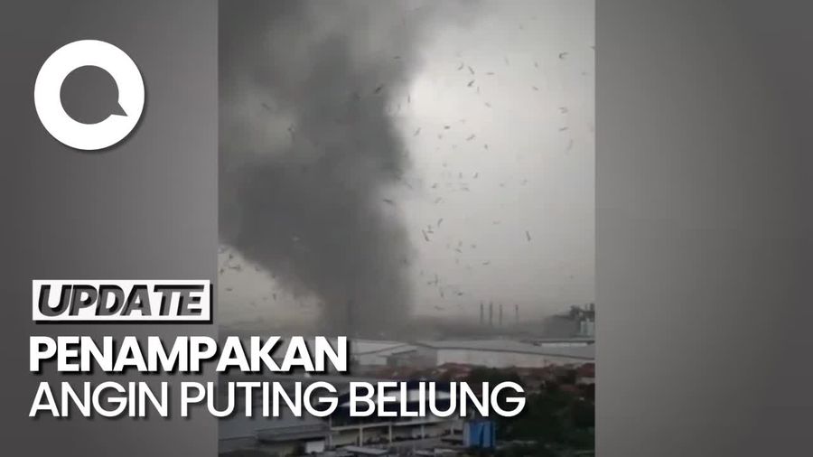 Detik-detik Angin Puting Beliung Terjang Kabupaten Bandung dan Sumedang