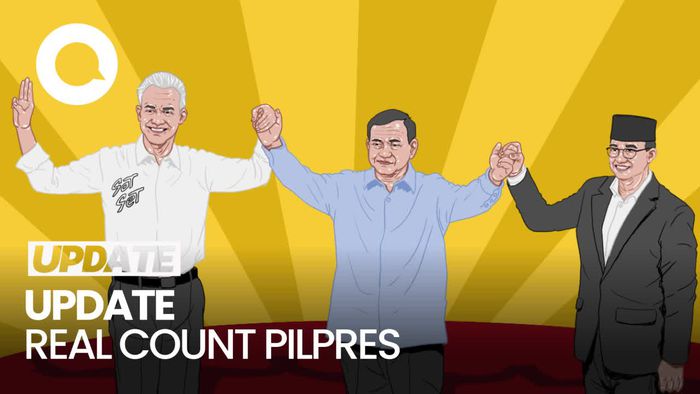 Real Count Pilpres 73%, Ini Hasilnya