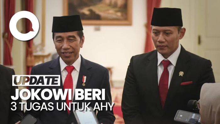 3 Tugas untuk AHY dari Presiden Jokowi