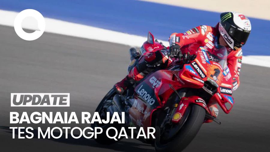 Rajai Tes MotoGP Qatar, Bagnaia Puas Banget