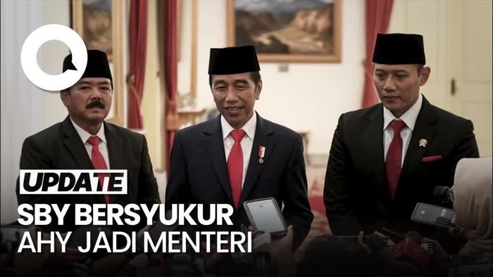 AHY Jadi Menteri, SBY Bersyukur Demokrat Kembali ke Pemerintahan