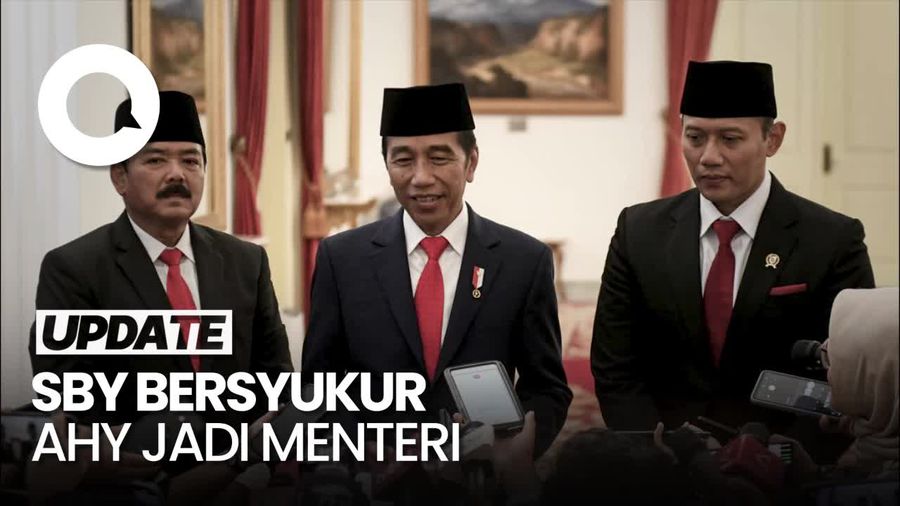 AHY Jadi Menteri, SBY Bersyukur Demokrat Kembali ke Pemerintahan
