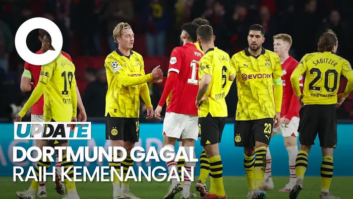 PSV Tahan Imbang Dortmund 1-1 di 16 Besar Liga Champions