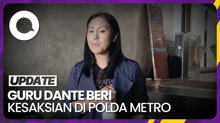 Pernyataan Guru Dante Seusai Jalani Pemeriksaan di Polda Metro Jaya