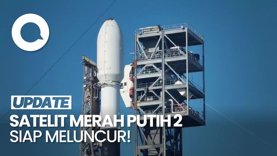 Satelit Merah Putih 2 Berdiri Gagah, Siap Meluncur!