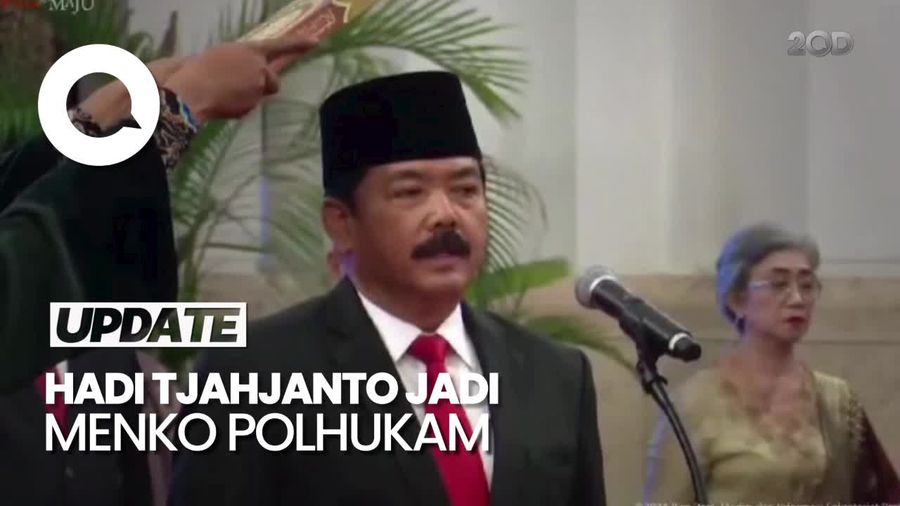 Hadi Tjahjanto Resmi Dilantik Jadi Menko Polhukam