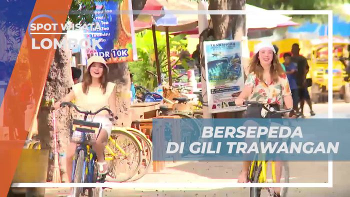 Bersepeda Menyusuri Setiap Sudut Keindahan Gili Trawangan Lombok 