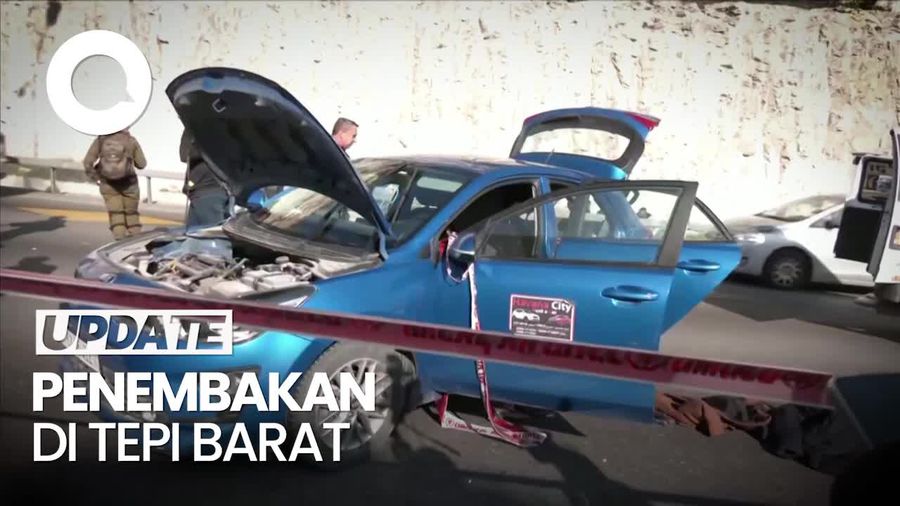 3 Pria Bersenjata Tembaki Kendaraan di Tepi Barat, 1 Orang Tewas