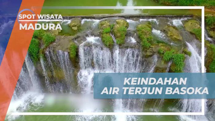 Melihat Keindahan Alam Air Terjun Basoka Madura 