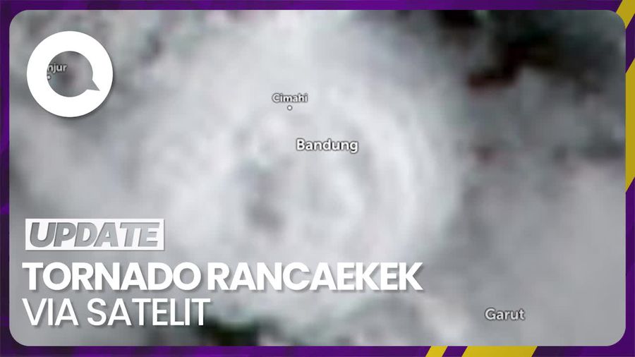Melihat Via Satelit Saat Rancaekek Diterjang Tornado