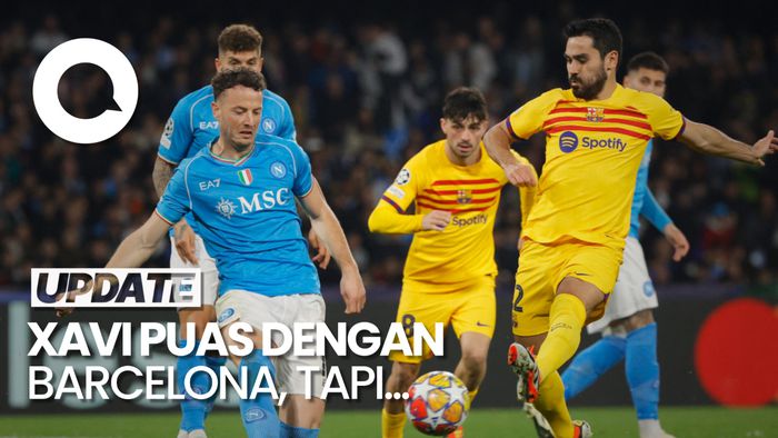 Barca Imbang Lawan Napoli, Xavi: Saya Puas, Tapi Agak Pahit