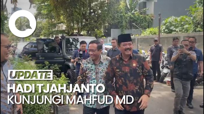 Mahfud Sambut Kunjungan Menko Polhukam Hadi Tjahjanto